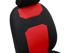 Pokrowce samochodowe, Pokrowce uniwersalne materiałowe w kolorze czerwony,.