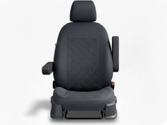 Pokrowce samochodowe do Ford Transit V 9m (2000-2006). Pokrowce miarowe materiałowe pasują do Ford Transit V 9m (2000-2006).