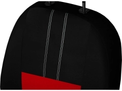 Pokrowce samochodowe, Pokrowce uniwersalne materiałowe w kolorze czerwony,.