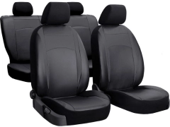 Pokrowce samochodowe, Pokrowce uniwersalne skórzane w kolorze czarny,.