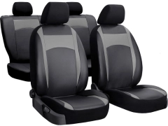 Pokrowce samochodowe, Pokrowce uniwersalne skórzane w kolorze szary,.