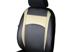 Pokrowce samochodowe, Pokrowce uniwersalne skórzane w kolorze beżowy,.