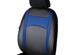 Pokrowce samochodowe, Pokrowce uniwersalne skórzane w kolorze niebieski,.