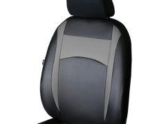 Pokrowce samochodowe, Pokrowce uniwersalne skórzane w kolorze szary,.