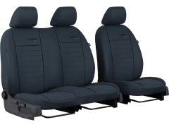 Pokrowce samochodowe do Opel Vivaro C (III) 2+1 (2019-...). Pokrowce miarowe materiałowe w kolorze czarny, pasują do Opel Vivaro C (III) 2+1 (2019-...).