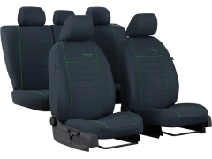 Pokrowce samochodowe do Toyota Corolla Cross Hybrid (2022-...). Pokrowce miarowe materiałowe w kolorze zielony, pasują do Toyota Corolla Cross Hybrid (2022-...).