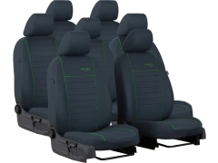 Pokrowce samochodowe do Toyota Prius III Plus 7m (2013-2016). Pokrowce miarowe materiałowe w kolorze zielony, pasują do Toyota Prius III Plus 7m (2013-2016).