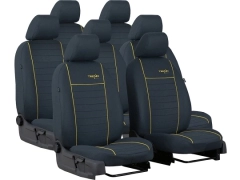 Pokrowce samochodowe do Toyota Prius III Plus 7m (2013-2016). Pokrowce miarowe materiałowe w kolorze żółty, pasują do Toyota Prius III Plus 7m (2013-2016).