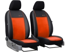 Pokrowce samochodowe do Peugeot 3008 II (2016-...). Pokrowce miarowe alkantara, skórzane w kolorze ceglasty, pasują do Peugeot 3008 II (2016-...).