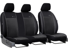 Pokrowce samochodowe do Opel Vivaro C (III) 2+1 (2019-...). Pokrowce miarowe alkantara, skórzane w kolorze czarny, pasują do Opel Vivaro C (III) 2+1 (2019-...).