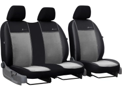 Pokrowce samochodowe do Opel Vivaro C (III) 2+1 (2019-...). Pokrowce miarowe alkantara, skórzane w kolorze jasnoszary, pasują do Opel Vivaro C (III) 2+1 (2019-...).