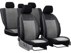 Pokrowce samochodowe do Toyota Corolla Cross Hybrid (2022-...). Pokrowce miarowe alkantara, skórzane w kolorze jasnoszary, pasują do Toyota Corolla Cross Hybrid (2022-...).