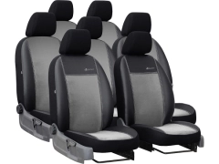 Pokrowce samochodowe do Renault Trafic 7m Spaceclass (2021-...). Pokrowce miarowe alkantara, skórzane w kolorze jasnoszary, pasują do Renault Trafic 7m Spaceclass (2021-...).