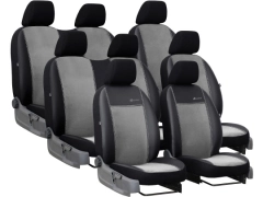 Pokrowce samochodowe do Peugeot Expert III 8m (2017-...). Pokrowce miarowe alkantara, skórzane w kolorze jasnoszary, pasują do Peugeot Expert III 8m (2017-...).