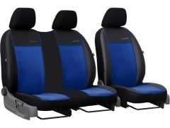 Pokrowce samochodowe do Opel Vivaro C (III) 2+1 (2019-...). Pokrowce miarowe alkantara, skórzane w kolorze niebieski, pasują do Opel Vivaro C (III) 2+1 (2019-...).