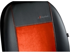 Pokrowce samochodowe do Toyota Corolla Cross Hybrid (2022-...). Pokrowce miarowe alkantara, skórzane w kolorze ceglasty, pasują do Toyota Corolla Cross Hybrid (2022-...).