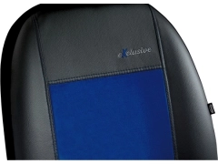 Pokrowce samochodowe do Toyota Corolla Cross Hybrid (2022-...). Pokrowce miarowe alkantara, skórzane w kolorze niebieski, pasują do Toyota Corolla Cross Hybrid (2022-...).