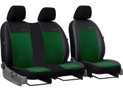 Pokrowce samochodowe do Opel Vivaro C (III) 2+1 (2019-...). Pokrowce miarowe alkantara, skórzane w kolorze zielony, pasują do Opel Vivaro C (III) 2+1 (2019-...).