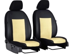 Pokrowce samochodowe do Toyota Hilux VII (2005-2016). Pokrowce miarowe alkantara, skórzane w kolorze beżowy, pasują do Toyota Hilux VII (2005-2016).