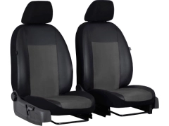 Pokrowce samochodowe do Toyota Hilux VII (2005-2016). Pokrowce miarowe alkantara, skórzane w kolorze ciemnoszary, pasują do Toyota Hilux VII (2005-2016).