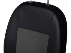 Pokrowce samochodowe do Toyota ProAce City Van 2+1 (2018-...). Pokrowce miarowe alkantara, skórzane w kolorze ciemnoszary, pasują do Toyota ProAce City Van 2+1 (2018-...).