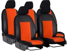 Pokrowce samochodowe do Peugeot 5008 II 5m (2017-...). Pokrowce miarowe alkantara, skórzane w kolorze ceglasty, pasują do Peugeot 5008 II 5m (2017-...).