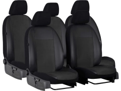 Pokrowce samochodowe do Peugeot 5008 II 5m (2017-...). Pokrowce miarowe alkantara, skórzane w kolorze czarny, pasują do Peugeot 5008 II 5m (2017-...).