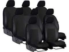 Pokrowce samochodowe do Peugeot Expert III 8m (2017-...). Pokrowce miarowe alkantara, skórzane w kolorze czarny, pasują do Peugeot Expert III 8m (2017-...).