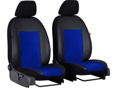 Pokrowce samochodowe do Toyota Hilux VII (2005-2016). Pokrowce miarowe alkantara, skórzane w kolorze niebieski, pasują do Toyota Hilux VII (2005-2016).