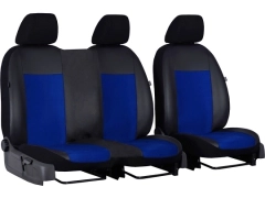 Pokrowce samochodowe do Toyota ProAce City Van 2+1 (2018-...). Pokrowce miarowe alkantara, skórzane w kolorze niebieski, pasują do Toyota ProAce City Van 2+1 (2018-...).