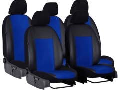 Pokrowce samochodowe do Peugeot 5008 II 5m (2017-...). Pokrowce miarowe alkantara, skórzane w kolorze niebieski, pasują do Peugeot 5008 II 5m (2017-...).