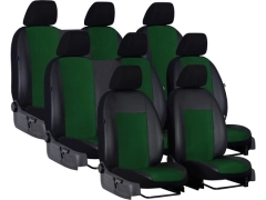 Pokrowce samochodowe do Peugeot Expert III 8m (2017-...). Pokrowce miarowe alkantara, skórzane w kolorze zielony, pasują do Peugeot Expert III 8m (2017-...).