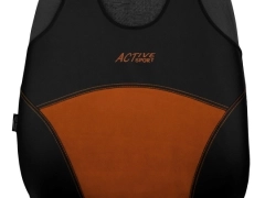 Koszulki samochodowe, Koszulki na siedzenia alkantara, skórzane w kolorze brązowy (wzór B),.