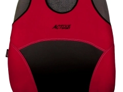 Koszulki samochodowe, Koszulki na siedzenia alkantara, skórzane w kolorze czerwony (wzór A),.