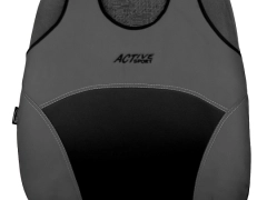 Koszulki samochodowe, Koszulki na siedzenia alkantara, skórzane w kolorze jasnoszary (wzór A),.