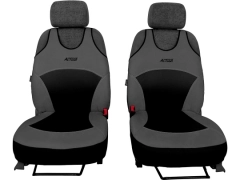 Koszulki samochodowe, Koszulki na siedzenia alkantara, skórzane w kolorze jasnoszary (wzór A),.