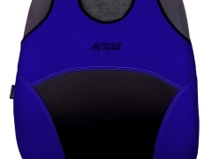 Koszulki samochodowe, Koszulki na siedzenia alkantara, skórzane w kolorze niebieski (wzór A),.