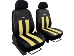 Pokrowce samochodowe, Pokrowce uniwersalne alkantara, skórzane w kolorze beżowy,.