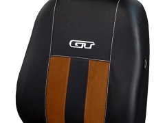 Pokrowce samochodowe, Pokrowce uniwersalne alkantara, skórzane w kolorze brązowy,.