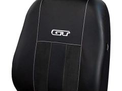 Pokrowce samochodowe, Pokrowce uniwersalne alkantara, skórzane w kolorze czarny,.