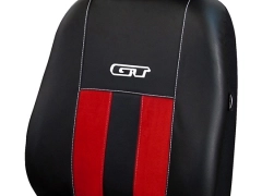 Pokrowce samochodowe, Pokrowce uniwersalne alkantara, skórzane w kolorze czerwony,.