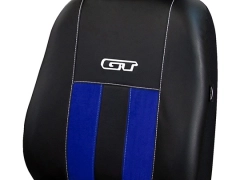 Pokrowce samochodowe, Pokrowce uniwersalne alkantara, skórzane w kolorze niebieski,.