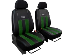 Pokrowce samochodowe, Pokrowce uniwersalne alkantara, skórzane w kolorze zielony,.