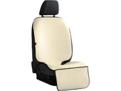 Pokrowce samochodowe, Pokrowce ochronne skórzane w kolorze beżowy,.