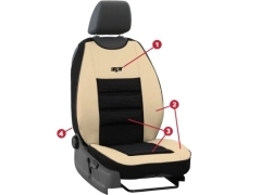 Maty samochodowe, Maty tłoczone skórzane, materiałowe.