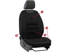 Maty samochodowe, Maty tłoczone skórzane, materiałowe.