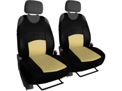 Koszulki samochodowe, Koszulki na siedzenia skórzane w kolorze beżowy,.