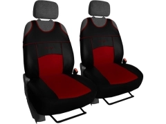 Koszulki samochodowe, Koszulki na siedzenia skórzane w kolorze bordowy,.
