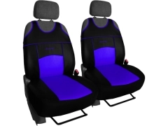 Koszulki samochodowe, Koszulki na siedzenia skórzane w kolorze niebieski,.