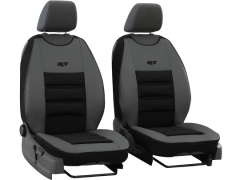 Maty samochodowe, Maty tłoczone skórzane, materiałowe w kolorze szary,.